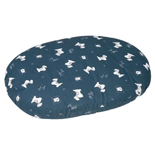 Лежак-подушка Flamingo Cushion Scott для собак, з водостійкою поверхнею і ZIP замком, з малюнком, 60 см