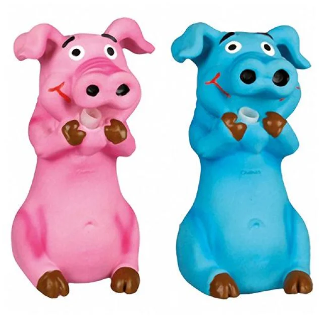 Іграшка Flamingo Pig Eddy для собак, порося, латекс, 9.5х11х19 см