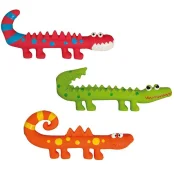 Іграшки Flamingo Jurassic для собак, динозаври латексні, з пищалкой, 20х8.5х3 см