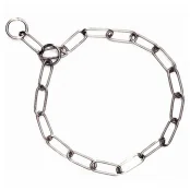 Нашийник Flamingo Long Link Chain ланцюжок для собак, довге ланка, метал, 66 см, 4 мм