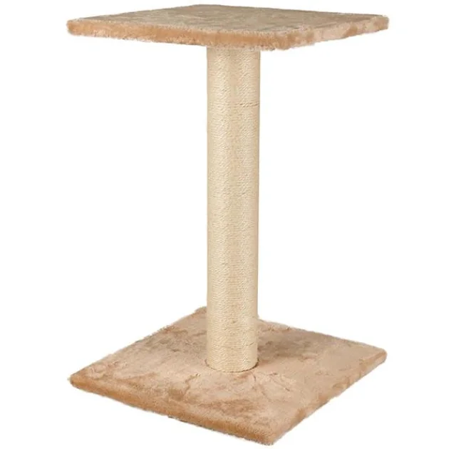 Когтеточка Flamingo Steffi Beige для кошек, с платформой, бежевый, 60×38×38 см