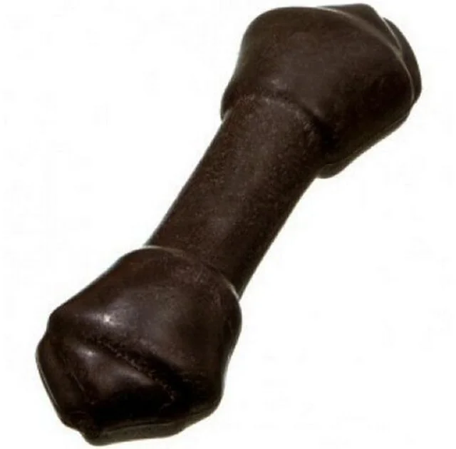 Іграшка Flamingo Good4Fun Bone Chocolate для собак, кістка шоколадна, гума, 10 см