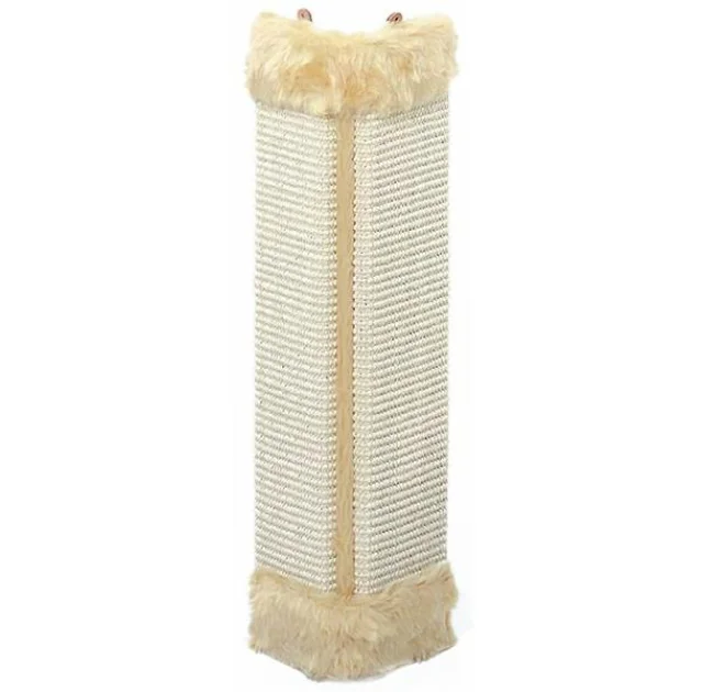 Когтеточка Flamingo Sisal For Corner для кошек, настенная, угловая, 51×24 см