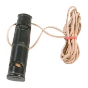 Свисток Flamingo Horn для собак, горн, 2-х тональный, со шнурком, 8.7×2.2 см