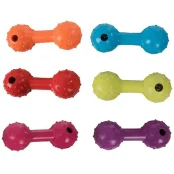 Іграшка Flamingo Dumbbell With Bell для собак, гантель з дзвіночком, гума, 12 см