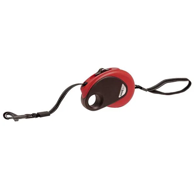 Поводок-рулетка Flamingo Dogx2GO Belt Mini для собак до 8 кг, зелений, 2.5 м