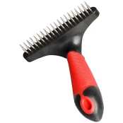Грабли-расческа Flamingo Undercoat Rake Single Row Short для собак, однорядная, короткие зубцы, L