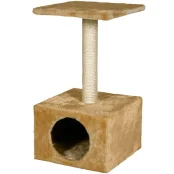 Комплекс Flamingo Amethyst классический, для кошек, бежевый, 30×30×55 см