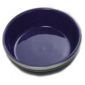 Миска Flamingo Ceramic Blue-Grey серо-голубая, для собак и кошек, керамика, 200 мл