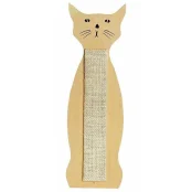 Когтеточка Flamingo Scratching Sisal Cat Shape настенная для кошек, сизаль, 59×21 см