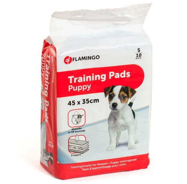 Пеленка Flamingo Training Pads Puppy для щенков, одноразовая, M, 60х40 см, 20 ед