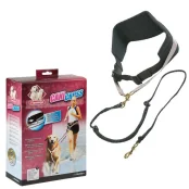 Пояс с поводком Flamingo Canicross для бега и прогулок с собакой, 140 см