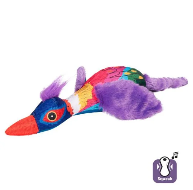 Іграшка Flamingo Crazy Bird крейзі, птиця, м'яка, для собак, 50х10х7.5 см