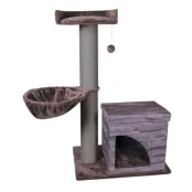 Когтеточка Flamingo Villa Scratch Pole домик, для котов, 60×45×100 см