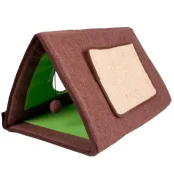 Спальное место Flamingo Cat Tent 3 in 1 палатка-домик когтеточка для котов 3 в 1, 50 см