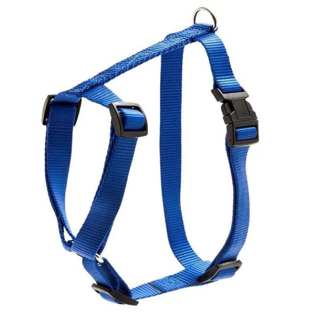 Шлея Flamingo Art Sportiv Harness для собак, нейлон, синій, 2×45-70 см