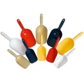 Совок Flamingo Food Spoon для корма или наполнителя, пластик, черный, 275 мл, 24×8 см