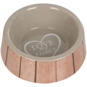 Миска Flamingo Shabby Chic Bowl Heart для собак, керамика, 400 мл
