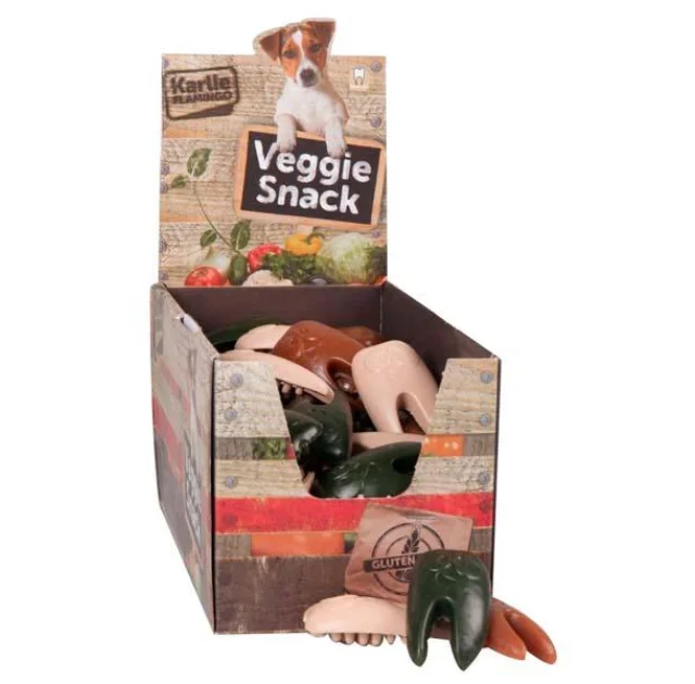Ласощі Flamingo Veggie Tooth для собак, без глютену, 8 см, 3 шт
