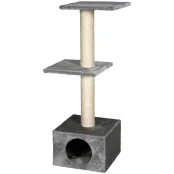 Когтеточка Flamingo Scr Pole Seesaw Br-Bei игровой комплекс, серый, 47×35×103 см