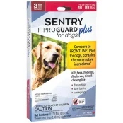 Капли FiproGuard Plus от блох, клещей, вшей для собак 20-40 кг, 3 шт, 2.68 мл, цена за 1 пипетку