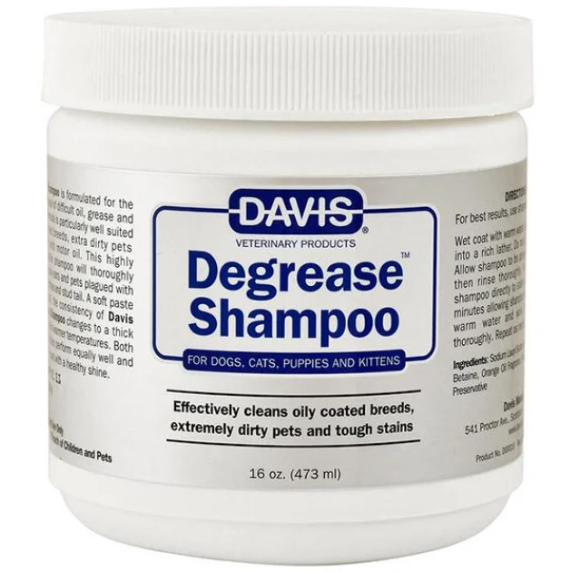 Шампунь Davis Degrease Shampoo обезжиривающий, для собак, котов, 454 мл