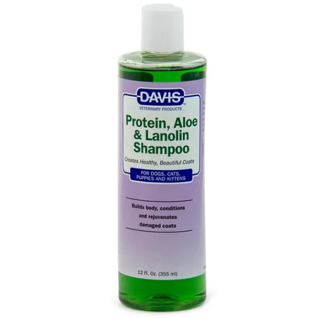 Шампунь Davis Protein & Aloe & Lanolin Shampoo для собак, котов, концентрат, 50 мл