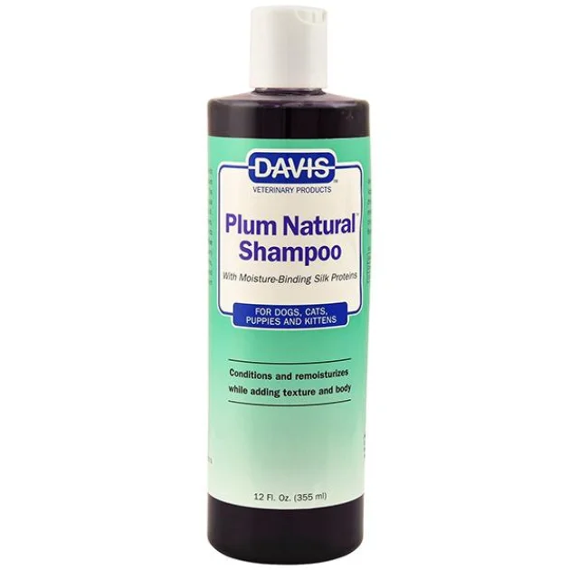 Шампунь Davis Plum Natural Shampoo с протеинами шелка для собак, котов, концентрат, 3.8 л