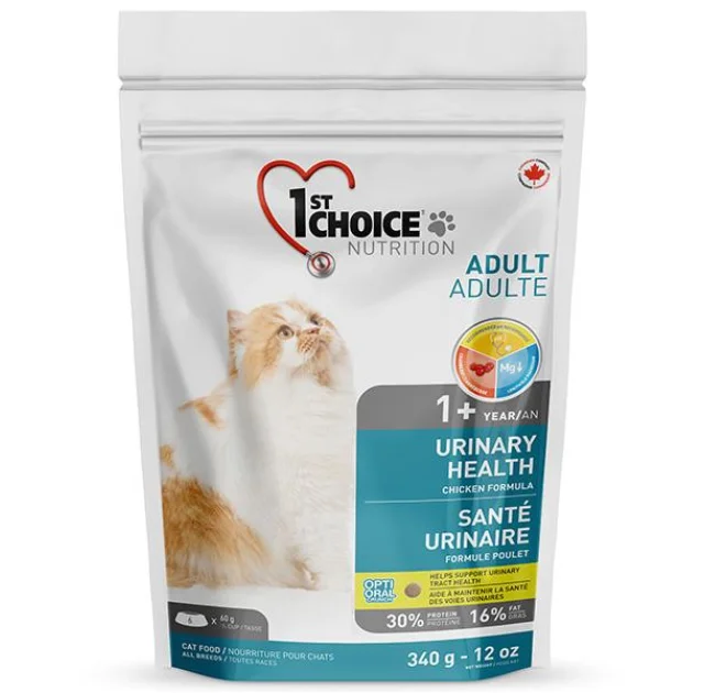 Сухой корм 1st Choice Urinary Health для кошек от 1 года, склонных к мочекаменной болезни, 340 г