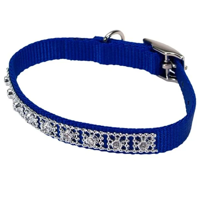 Нашийник Coastal Jeweled для собак, синій, 1×25 см