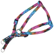 Нейлонова шлея Coastal Lit'l Pals для собак, блакитно-фіолетовий, 0.7×35 см