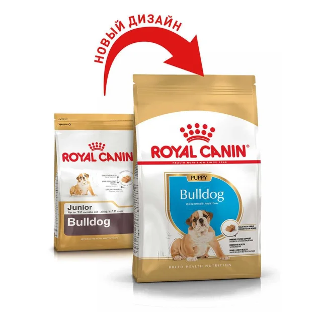 Сухий корм Royal Canin Bulldog Puppy для цуценя бульдога до 12 місяців, 12 кг