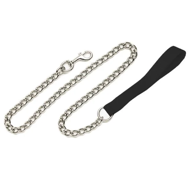 Повідець-ланцюжок Coastal Titan Chain Dog Leash для собак, чорний, 10 мм×1.2 м