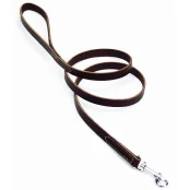 Шкіряний поводок Coastal Circle-T для собак, коричневий, 2.5×1.8 м