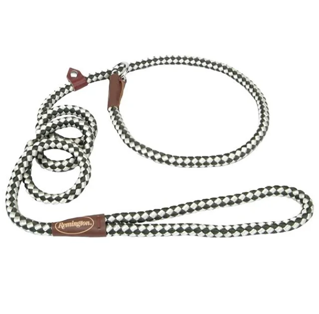 Нашийник-поводок Coastal Remington Rope Dog Leash для собак, ривковий, біло-зелений, 1×1.8 м