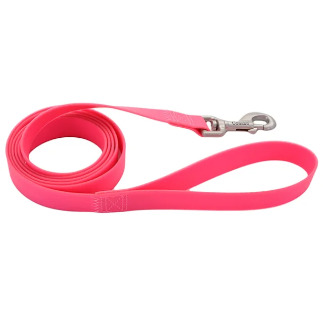 Водонепроникний поводок Coastal Fashion Pro Waterproof Leash Dog для собак, рожевий, 1.9×1.8 м