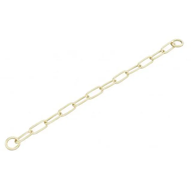 Нашийник з широким ланкою Sprenger Extra Long Link для собак, 4 мм, полірована латунь, 76 см