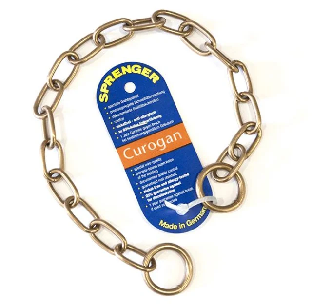 Нашийник Sprenger Long Link з середньою ланкою для собак, куроганная сталь, 3 мм, 39 см
