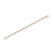 Нашийник з куроганной стали Sprenger Long Link з широким ланкою для собак, 4 мм, 61 см
