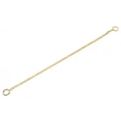 Цепочка-ошейник Sprenger для собак, с круглым звеном, позолоченная сталь, 2 мм, 60 см