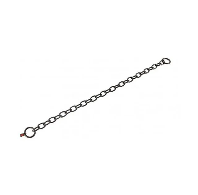 Нашийник Sprenger Long Link для собак, з середньою ланкою, чорна сталь, 4 мм, 74 см