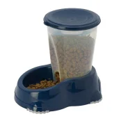 Автоматическая кормушка Moderna Смарт для собак и кошек, 1.5 л, синий, 23×15×21 см