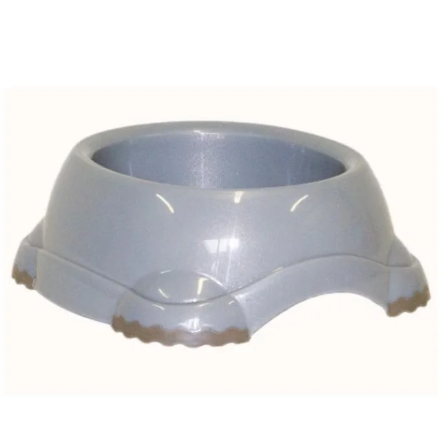 Миска Moderna Смарти №1 для собак и кошек, пластик, оранжевая, 315 мл, d-12 см