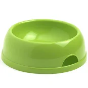 Миска Moderna ЭКО для кошек, пластик, лимонная, 200 мл, d-11.5 см