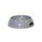 Миска Moderna ЭКО для кошек, пластик, серая, 200 мл, d-11.5 см