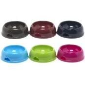 Миска Moderna ЭКО №2 для собак, пластик, черничная, 770 мл, d-17 см