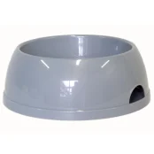 Миска Moderna ЭКО №3 для собак, пластик, серая, 1450 мл, d-20 см