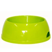 Миска Moderna ЭКО №4 для собак, пластик, ярко-зеленая, 2450 мл, d-23 см