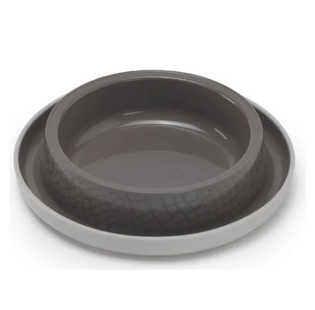 Миска Moderna Trendy Dinner Cat WildLife для котів і собак, пластик, коричнева, 210 мл, d-15 см
