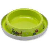 Миска Moderna Trendy Dinner Cat Friends Forever для кошек и собак, ярко-зеленая, 210 мл, d-15 см